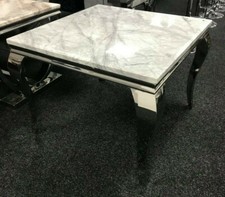Louis dining table with marble