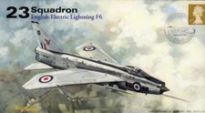 AV600 23 Squadron EE / BAC Lightning F6 XR728 RAF unsigned cover 
