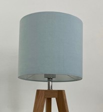 Lampshade Duck Egg Blue Velvet