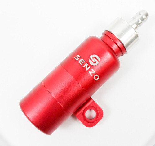 Senzo red aluminium - red, overflow