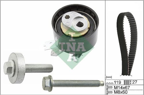 Timing belt kit - kit, ina