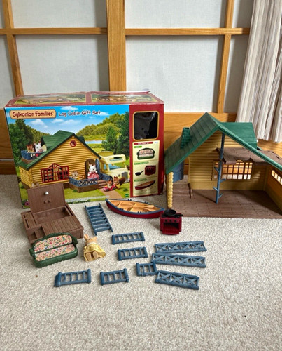 Sylvanian families log cabin - sylvanian,
