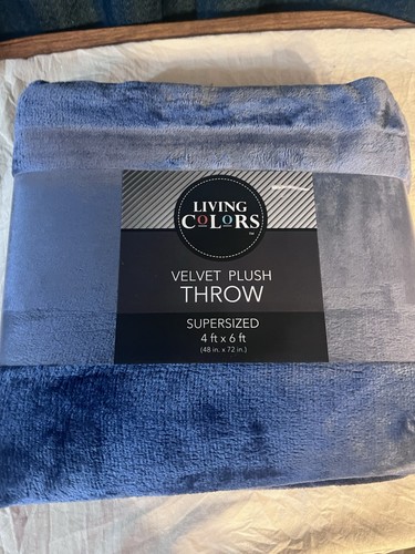 Velvet plush throw blanket - velvet,