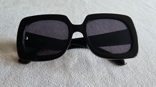 Zara black frame oversize sunglasses. 1903.