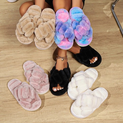 Ladies womens faux - womens, fluffy