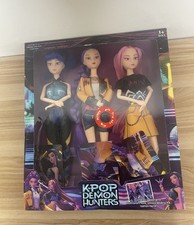 3Pcs In One Cosplay Kpop Demon Hunters Doll Moveable Joint Figure Toys Xmas Gift