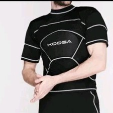 Kooga Short Sleeve Rugby Top Padded Protection Mens Size Large