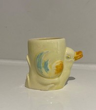Vintage yellow swimming duck - yellow,