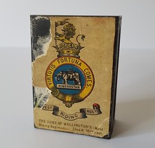 WW2 Era West Riding Regiment Metal Matchbox Holder - Bryant & May