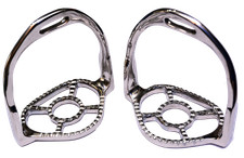 Baroque Stirrups in Stainless steel Horse Riding Paddles