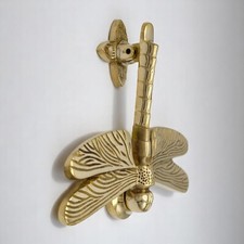 Polished Brass Dragonfly Door