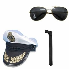 MENS AIRLINE CAPTAIN HAT TIE