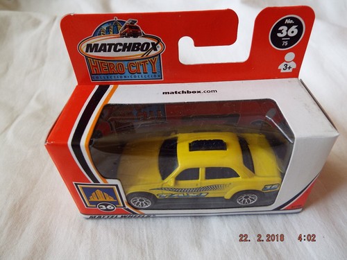 Matchbox made china taxi - made,