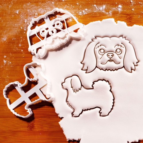 Pekingese cookie cutters set - cookie,