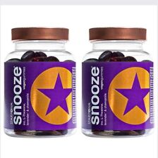 2* Pack Starpowa Snooze Vitamin Black Cherry Flavoured 30 Gummies.