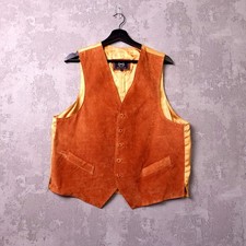 BHS Suede Leather Waistcoat