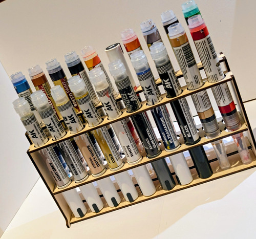 Paint pen storage - paint, stand