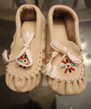 Handmade native baby moccasins - handmade,