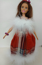 Barbie Red Tartan Christmas