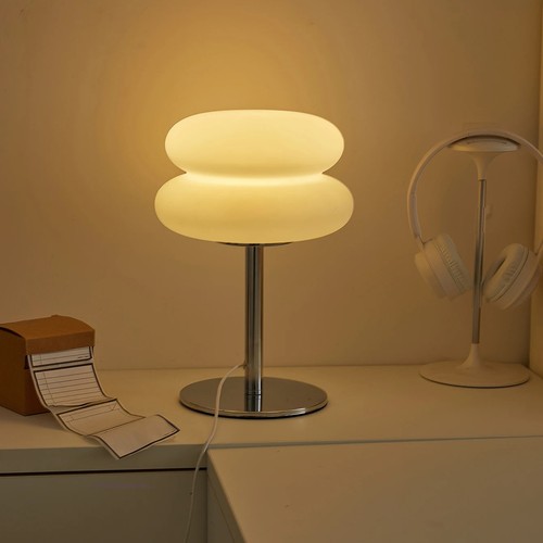 Glass table lamp trichromatic - glass,