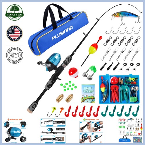 Complete kids fishing set with - kids,