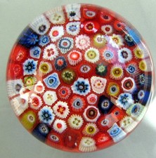 Large Millefiori Paperweight