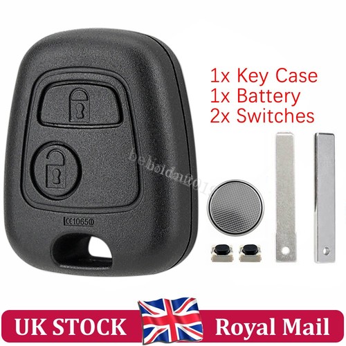 Button remote key fob shell - key,