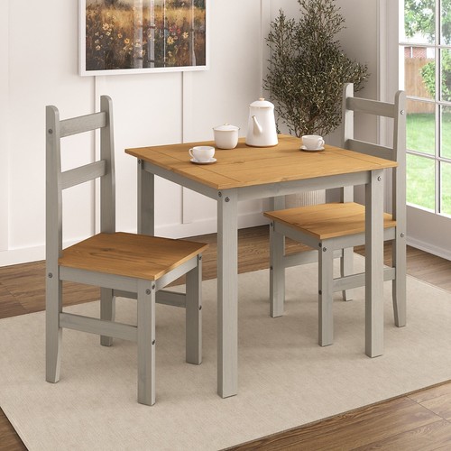 Corona grey dining table set - grey,