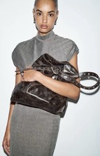 Zara Studded Brown Bag, BNWTS