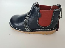 Kickers Kick Chels Leather IM Infant Boots - Dark Blue
