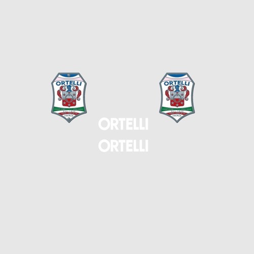 Ortelli bicycle decals - ortelli,