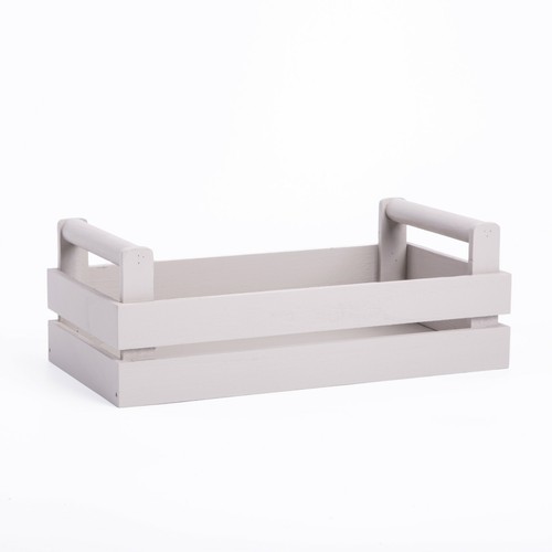 Wooden shallow storage tray - wooden,