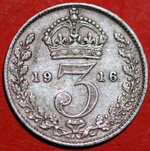 Great britain pence 1916 - 3, km#