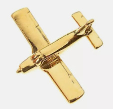 Piper Arrow Pin Badge ave.25mm finished 22 carat gold plate plane