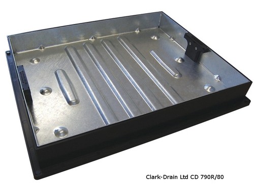 Clark drain block paving - drain,
