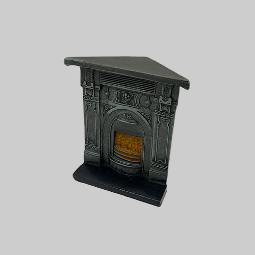 Dolls house black corner - house,
