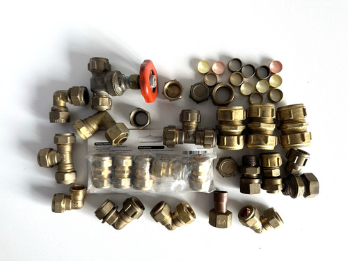 Mixed plumbing fittings job - mixed,