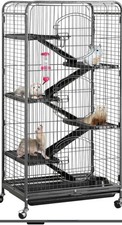 Yaheetech Rat Cage 6 Levels Rolling Ferret Cage, Small Animal Cage for Chinchill