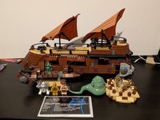 LEGO Star Wars 6210 Jabbas Sail Barge With Jabba, Leia, C3P0, R2-D2, Gamorrean