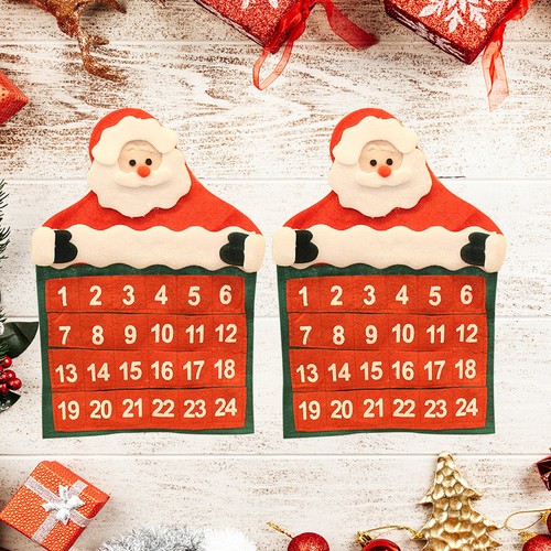 2pcs christmas advent calendar - 2pcs,