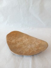 Hammered Brass Small Oval