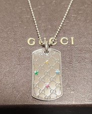 GG Star Plate Necklace with