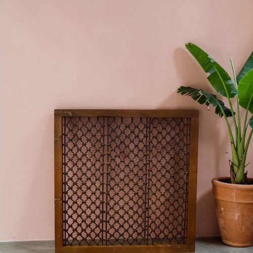 Vintage wooden iron - vintage, metal