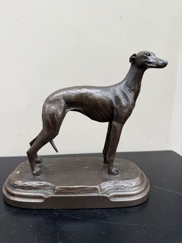 Cold cast bronze - bronze, greyhound