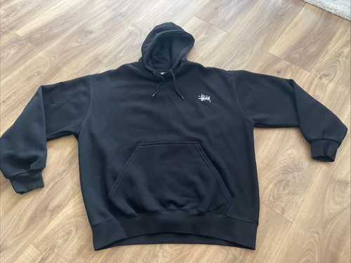 Stussy black hoody hoodie - hoodie,
