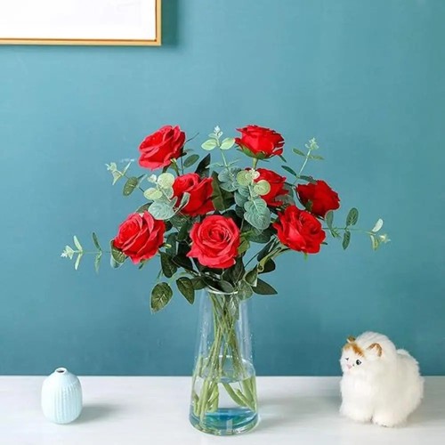 Heads silk rose artificial - 20,