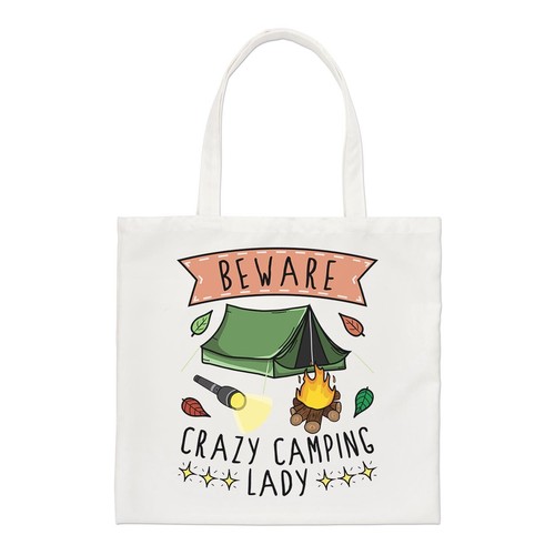 Beware crazy camping - camping, lady