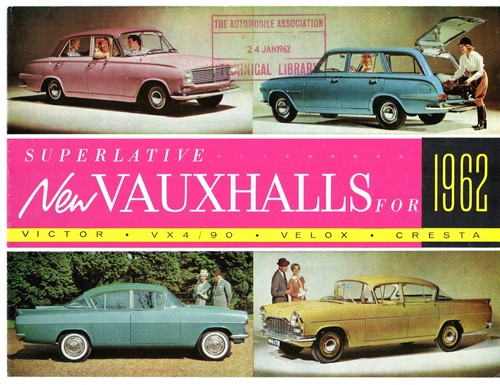 Vauxhall range 1961 1962 - range, 1961-1962