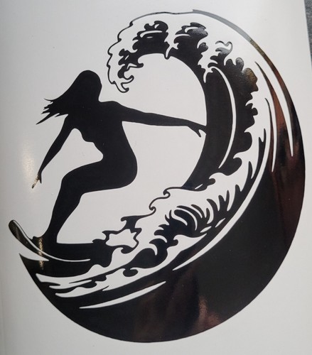 Surf girl wave - girl,