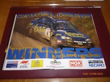 AUTOSPORT AUG 1995 COLIN McRAE, DEREK RINGER WINNER RALLY NEW ZEALAND SUBARU 555